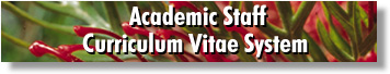 Academic Curriculum Vitae System