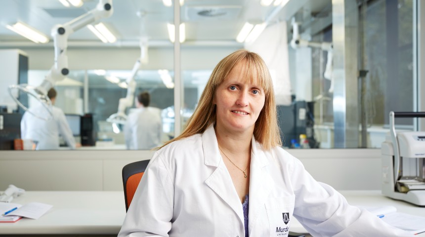 Dr Elaine Holmes within the Australian National Phenome Centre (ANPC) at Murdoch University