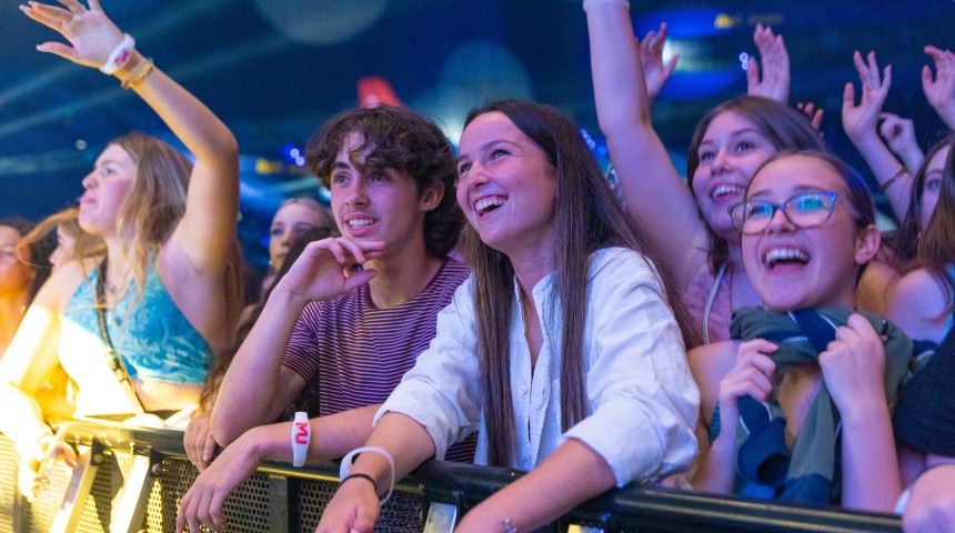 Teenagers in the Mosh Pit at Sound On Festival 2021