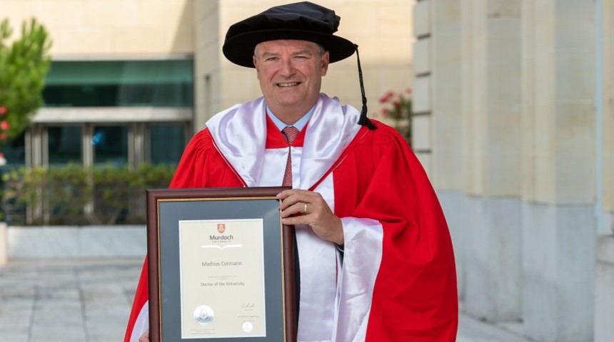 Honourary Doctor of the University to The Honourable Mathias Cormann