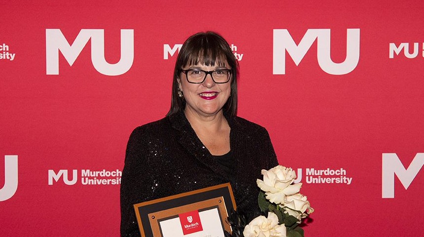 Murdoch University Lecturer Renae Desai FPRIA at Murdoch Staff Awards