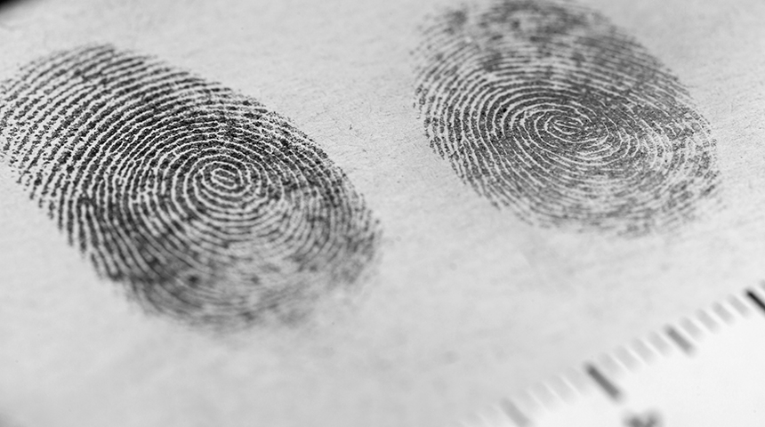 fingerprints on paper in investigation