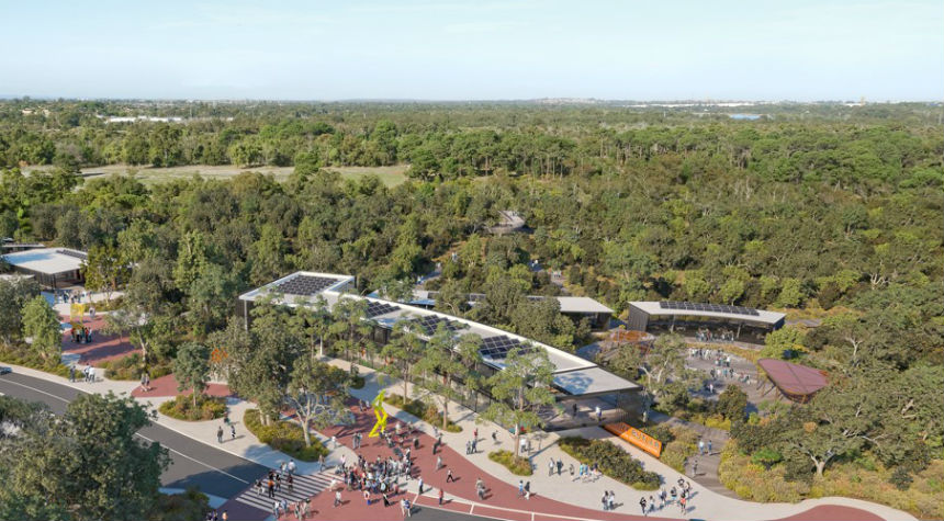Artist impression of the environmental education centre