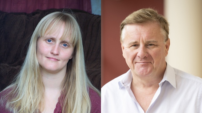 Professor Elaine Holmes and Professor Jeremy Nicholson side by side profile photos