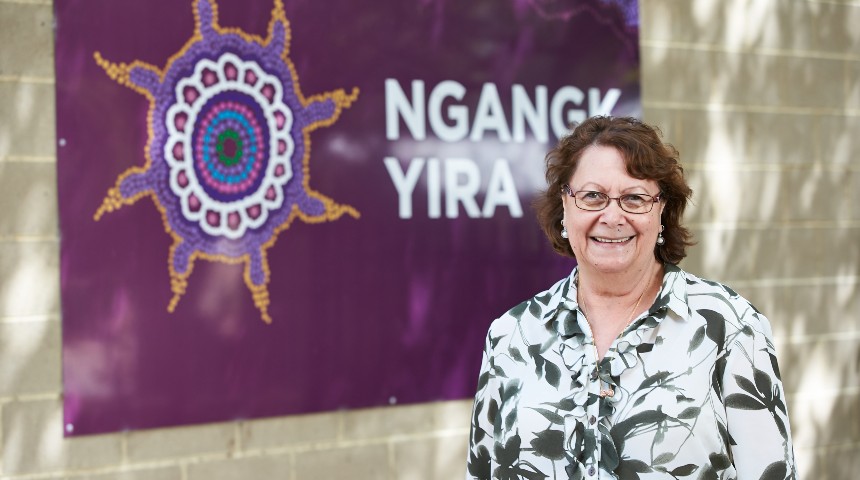 Professor Rhonda Marriott, Director of Murdoch’s Ngangk Yira Research Centre for Aboriginal Health and Social Equity