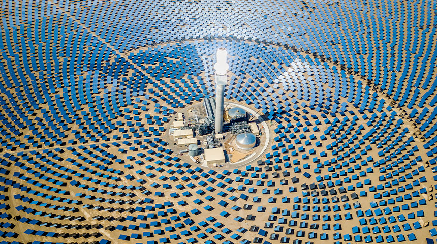 Image of solar tower
