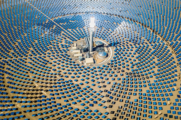 Image of a solar tower